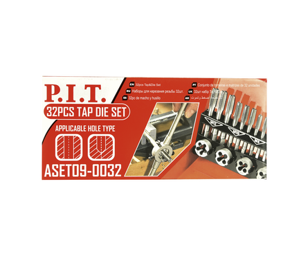 Набор для нарезания резьбы 32 шт P.I.T. Фотография_1