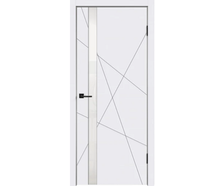 Дверь белый RAL 9003 Scandi S Z1 (800 мм, 2000 мм, 40 мм, эмаль) Фотография_0