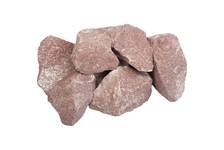 Камень для бани Банные штучки Кварцит малиновый, ср.фракция, колотый, 20 кг