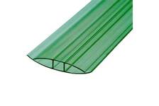 Профиль соединительный Н 4мм зеленый (6м)