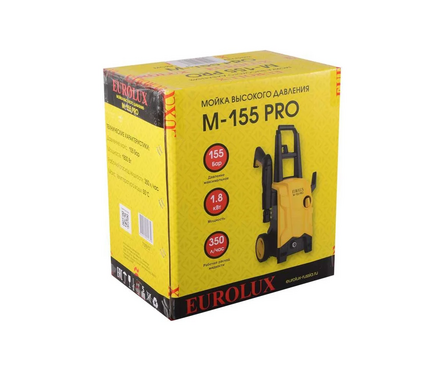 Мойка высокого давления 1.8 кВт, 350 л/ч, 155 бар М-155 PRO EUROLUX Фотография_7