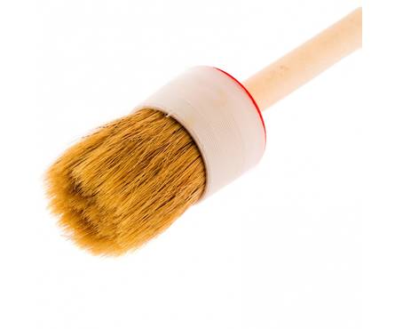 Кисть круглая 50 мм, №14 натур. щетина, деревянная ручка MATRIX Фотография_1