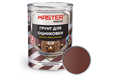 Грунт для оцинковки акриловый красно-коричневый MASTER PRIME 0.8 л