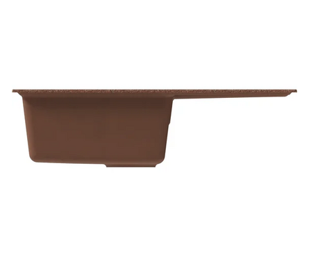 Мойка ML-GM31 с крылом терракотовая 770х500х190 мм Фотография_2