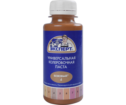 Колер паста «Эксперт» №4 бежевая, 100 мл Фотография_1