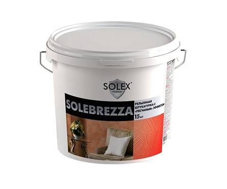 Штукатурка декоративная Solex «Solebrezza», с песчаным эффектом, 6 кг Фотография_0