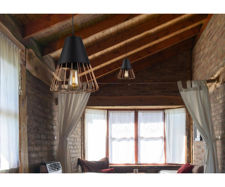 Светильник подвесной Е27 Kasimira лофт-кантри 5050-201 RIVOLI Фотография_4
