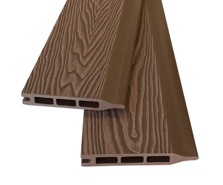 Панель заборная шип-паз EasyDecking Коричневый 3D 146х20х2210 мм Фотография_0