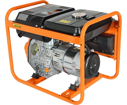 Генератор дизельный 3.6 кВт 220В бак 12.5 л ручной стартер PPG-5000D CARVER Фотография_2