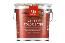 Лазурь фасадная Tikkurila Valtti Color Satin для дерева, бесцветная (2.7 л)