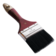 Кисть плоская Santool Мастер 3 черная натуральная щетина, деревянная ручка, 75 мм Фотография_0