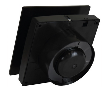 Вентилятор осевой вытяжной d 100 мм с укороченным патрубком Seicoi Floxy Design 100 Marble glass Фотография_2