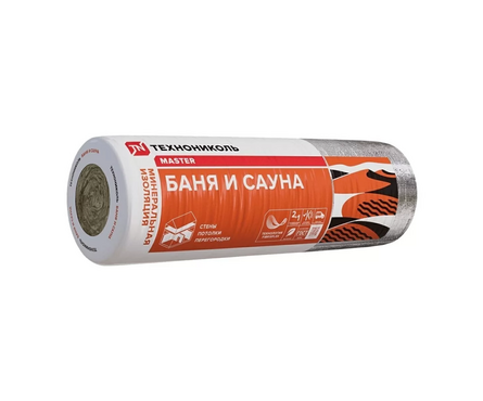 Утеплитель Минвата ТН Фольга 40 12500х1200х50 мм (15 м²/0.75 м³/1 мат) Фотография_0