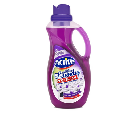 Гель для стирки универсальный ACTIVE Poly wash лаванда КОНЦЕНТРАТ 1.5 л Фотография_0