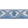 Плитка керамическая Березакерамика Елена синий фриз Лотос 200х70 Фотография_0