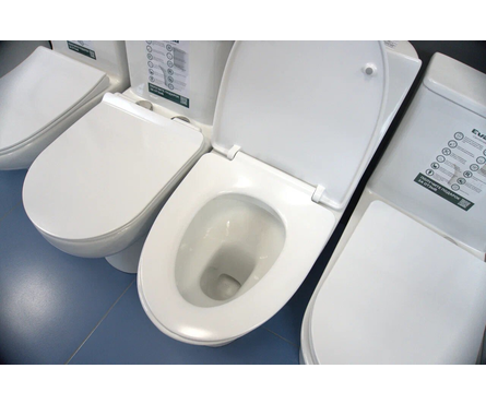 Унитаз-монолит EVA GOLD SM9612, безободковый ДП с быстрым съемом (с гофрой и подводкой) Фотография_7