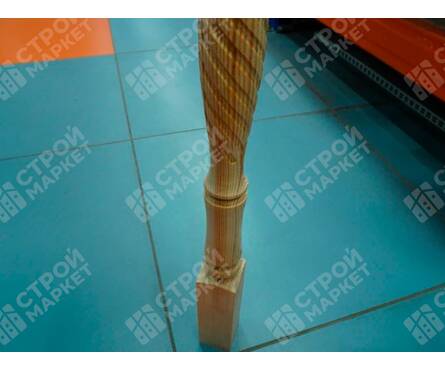 Балясина Витая №2 50х50х900 мм сорт А хвоя Фотография_4