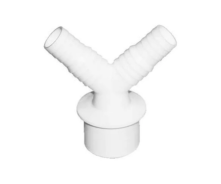 Адаптер D 40 мм для подключения слива бытовой техники с двумя выходами вход 20/22 мм А-4240 ОРИО Фотография_0