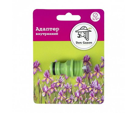 Соединение быстросъемное внешнее с внутренней резьбой 1/2 пластмассовое DON GAZON Фотография_1