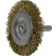 Кордщетка для дрели Bohrer дисковая Колесо латунированная, мягкая, 75 мм, толщина проволоки 0,3 мм Фотография_0