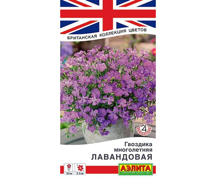 Семена Гвоздика Лавандовая многолетник 0.05 гр Фотография_0