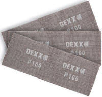 Сетка абразивная DEXX № 100, 105х280 мм (уп/3 шт) Фотография_0