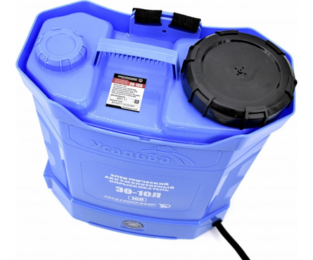 Опрыскиватель аккумуляторный 10 л свинцово-кислотный ранцевый Усадьба ЭО-10Л ЭЛЕКТРОПРИБОР Фотография_2