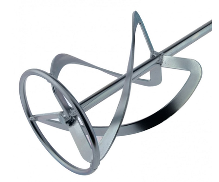 Венчик 140х590 мм для легких растворов резьба М14 оцинкованый CИБРТЕХ Фотография_1