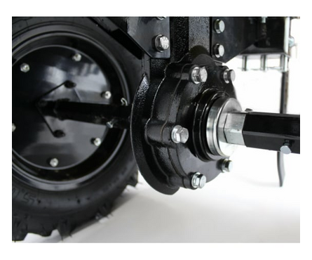 Мотоблок 9.56 кВт, 13 л.с, бак 6 л, 2 вперед/1 назад вал отбора мощности MK-13000P HUTER Фотография_6