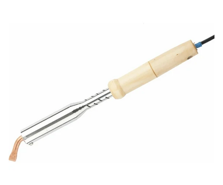 Паяльник электрический 100 Вт/230 В с ручкой из дерева SPARTA Фотография_0