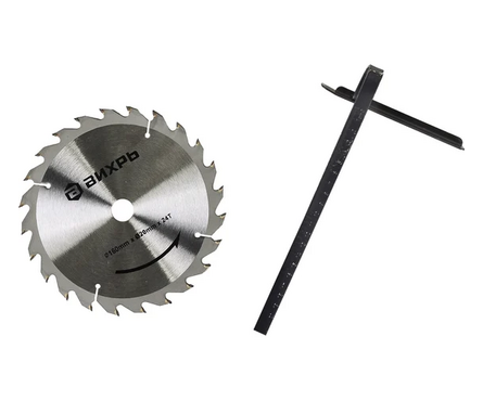 Пила циркулярная (дисковая) 1300 Вт, 5500 об/мин, пропил 52 мм, диск 160 мм ДП-160/1300 ВИХРЬ Фотография_11