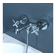 Смеситель для ванны двухвентельный IDDIS короткий гусак хром 1/2 кер лейка+шланг ACRSB02i02WA Acros Фотография_2
