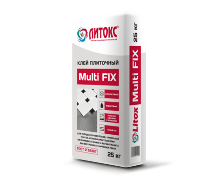 Клей плиточный ЛИТОКС MultiFix С1 25 кг Фотография_0