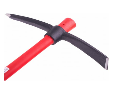 Кирка MATRIX фибергласовая обрезиненная рукоятка, 900 мм, 1500 г Фотография_2