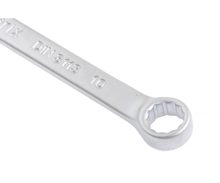 Ключ комбинированный Matrix, матовый хром, CrV, 10 мм Фотография_2