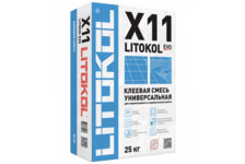 Клеевая смесь LITOKOL X11 EVO универсальная, для керамогранита и керамической плитки (25 кг)