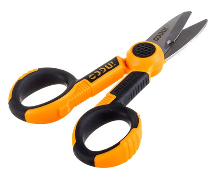 Ножницы электрика 145 мм диэлектрическое покрытие INGCO Фотография_1