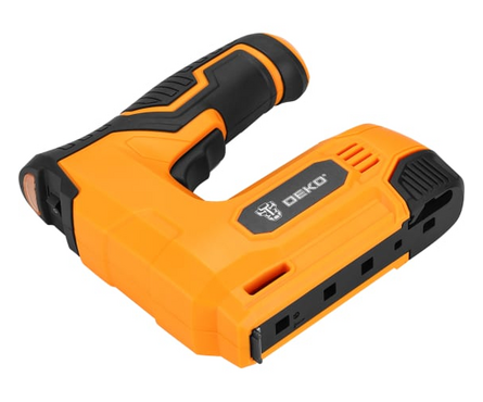 Степлер аккумуляторный скобы 53/A, 1x1.5 Ач, з/у DKES3.6Li DEKO Фотография_2