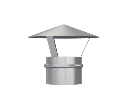 Зонт вентиляционный оцинкованный d 100 мм Фотография_1