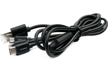 Кабель Micro USB-Lightning-Type C 3в1 3А 1.2 м зарядка черный ERGOLUX