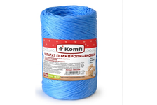 Шпагат полипропиленовый Komfi синий, 1.6 мм, 1000 текс, 100 м