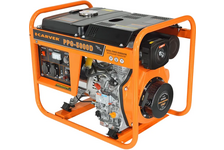 Генератор дизельный 3.3 кВт, 220 В, бак 12.5 л, медь PPG 5000D CARVER
