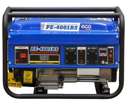 Генератор бензиновый 2.8 кВт 220В бак 15 л ручной стартер PE-4001RS ECO Фотография_3