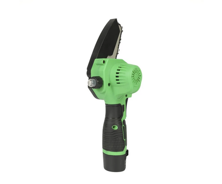 Пила цепная аккумуляторная 100 мм 12 В Li-ion 2 АКБ 1.5 А*ч, ЗУ GreenSaw 12 ZITREK Фотография_3