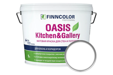 Краска для стен и потолков FINNCOLOR OASIS KITCHEN&GALLERY база А (9 л)