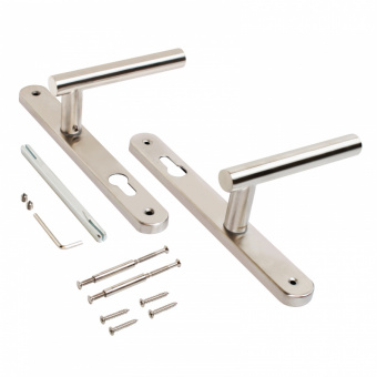 Ручка на планке РФ 85.30.10НС AISI 304 INOX нержавеющая сталь БУЛАТ Фотография_2