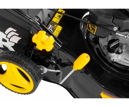 Газонокосилка бензиновая несамоходная 4.0 л.с 46 см/25-70 мм травосборник 60 л GLM-4.0 HUTER Фотография_4