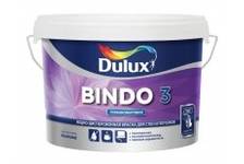 Краска ВД Dulux BINDO 3BW для стен и потолков глубокомат. 10 л