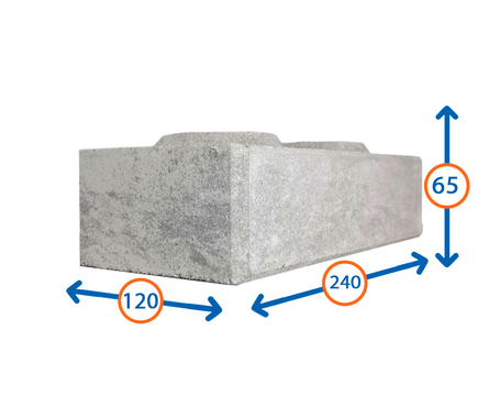 Кирпич облицовочный Ermix Мраморный серо-белый, 240х120х65 мм, гиперпрессованный Фотография_1