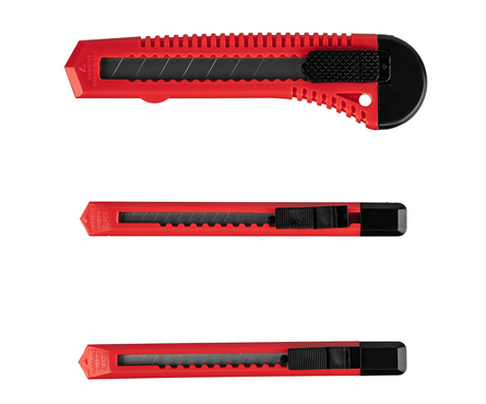 Набор ножей с выдвижными лезвиями 9-9-18 мм 3 шт MATRIX Фотография_1